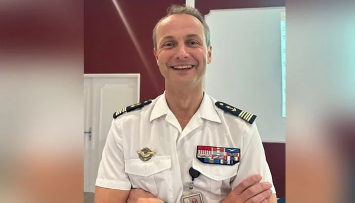 Captain Jacques Launay, commander of the Naval Air Base at Landivisiau. — The News/File