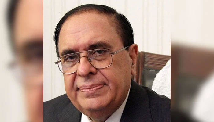 Renowned scientist Dr Atta-ur-Rehman seen in this image. — X@1964atta/File