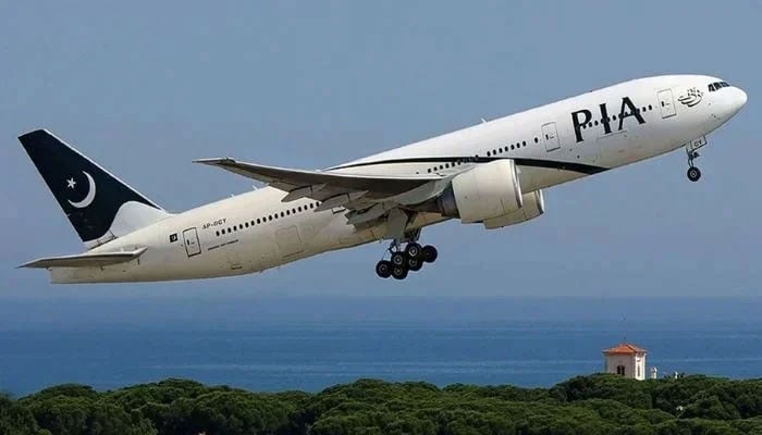 The representational image shows a PIA plane taking off. — PIA/File