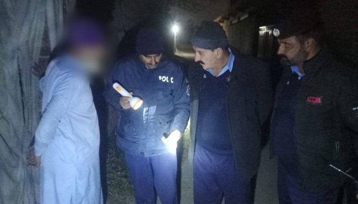 Capital Police can be seen during a search operation on November 27, 2025. — Facebook@islamabadpolice