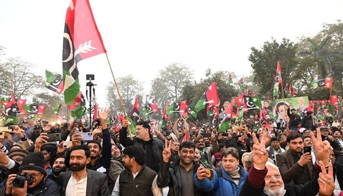 PPP workers can be seen in this image on January 4, 2024. — Facebook@Bilawalhouse