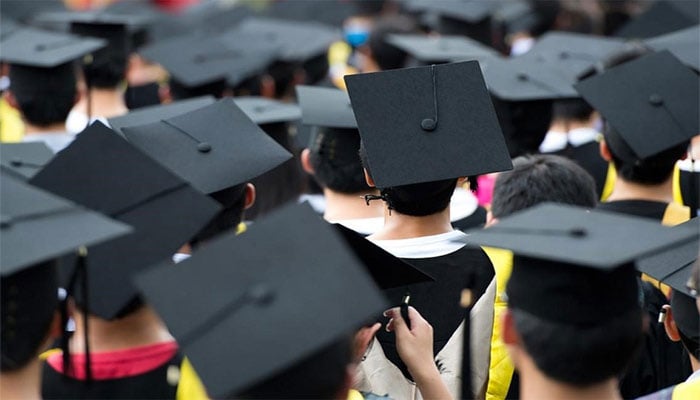 Representational image of students in graduation ceremony. —TheNews/File