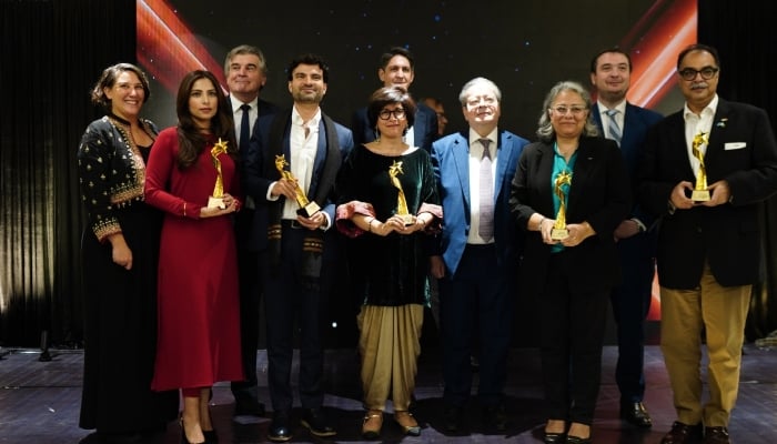 Frances Ambassador Nicolas Galey is seen among the participants of the first French Alumni Gala Dinner and Awards 2025 on December 1, 2025. — Facebook@EmbassyofFranceinPakistan