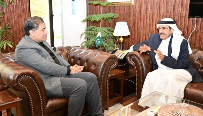 Ambassador of Bahrian, Mohamed Ebrahim Mohamed Abdulqader calls on Capital Development Authority (CDA) Chairman Muhammad Ali Randhawa here at the CDA Headquarters  on December 2, 2025. — Facebook@cda.isb.pk