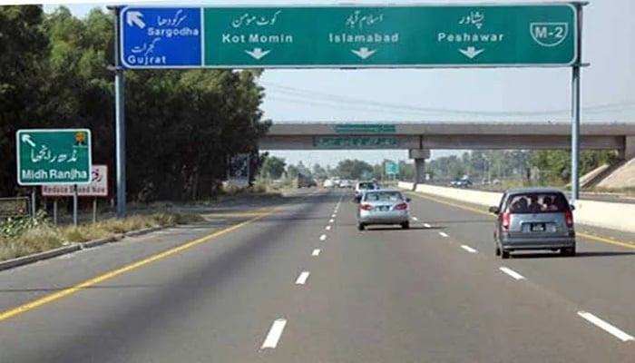 The representational image shows the Peshawar- Islamabad Motorway. — The News/File