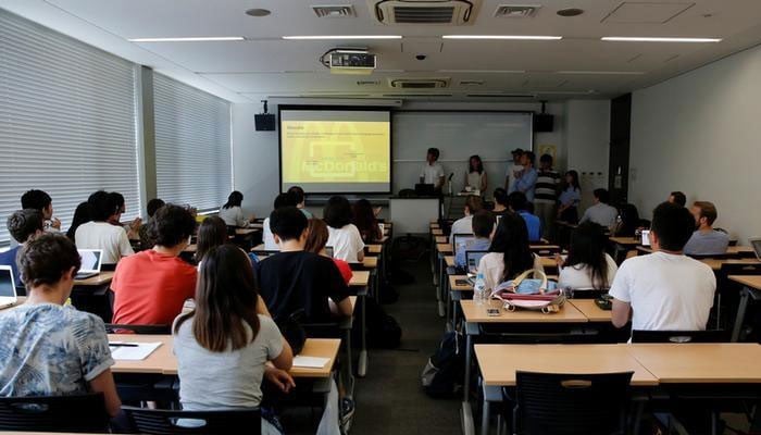 A representational image of university students attending a class. — Reuters/File