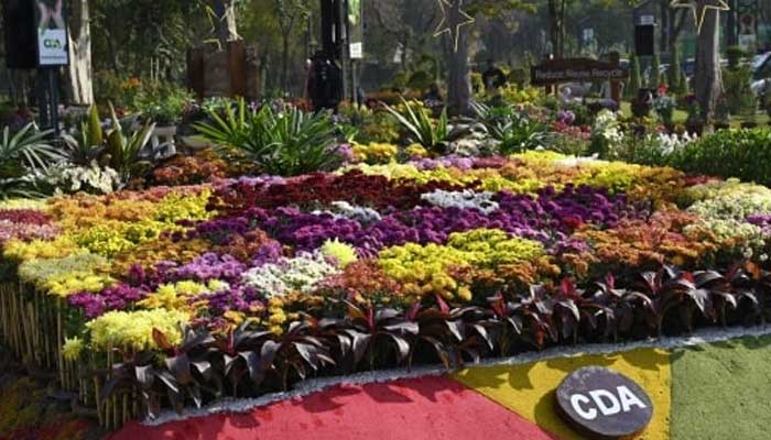 Two-day flower exhibition held at CDA Model Nursery Gardenia Hub located on Park Road, Islamabad. — Facebook/@cda.isb.pk