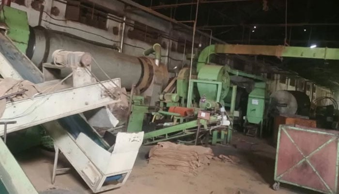 Seized cigarette manufacturing factory in Mardan, December 6, 2025. —Facebook@Fbrspokesperson