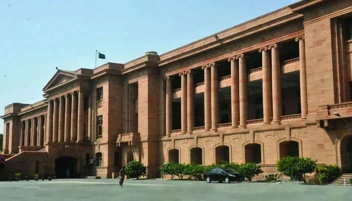 Sindh High Court building in Karachi. — SHC website/File