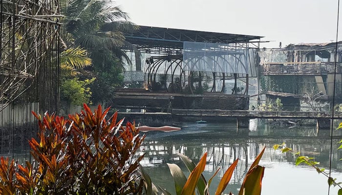 The burned remains of the Birch by Romeo Lane nightclub, sealed for investigation after a fire that killed multiple people, in Goa, India, December 7, 2025.—Reuters