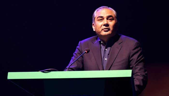 PCB Chairman Mohsin Naqvi speaks at the ICC Mens Champions Trophy 2025 curtain raiser event at Diwan-e-Aam at Lahore Fort in Lahore on February 16, 2025. — ICC