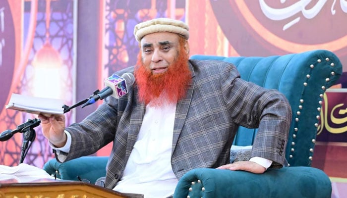 Allama Syed Riaz Hussain Shah, Patron-in-Chief of Idara Taleemat-e-Islamia Pakistan. — APP/File