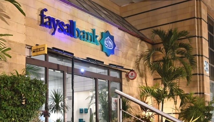 A representational image of Faysal Bank building in Karachi. — Faysal Bank website/File