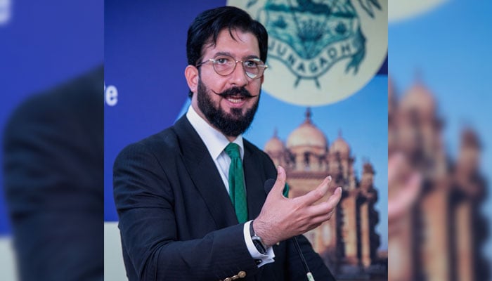 Sahibzada Sultan Ahmed Ali, Chairman, Muslim Institute, addresses an event on November 12, 2025. — Screengrab via Facebook@muslim.institute