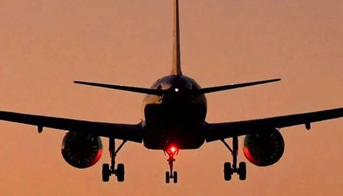 A representational image of a an aeroplane during a flight. — Reuters/File