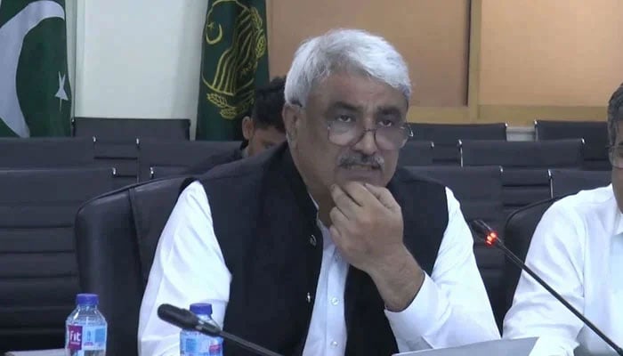 Provincial Health Minister Khawaja Salman Rafique speaks during a meeting on May 13, 2024. — Facebook@SalmanRafiquePK