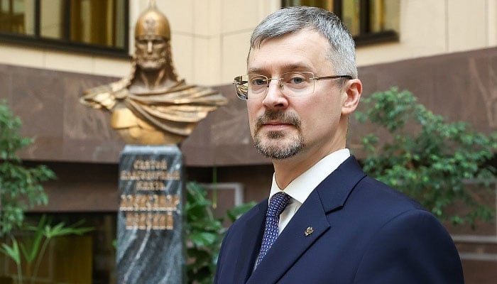 Russian Ambassador to Pakistan Albert P. Khorev. —Russian embassy to Pakistan website/ File