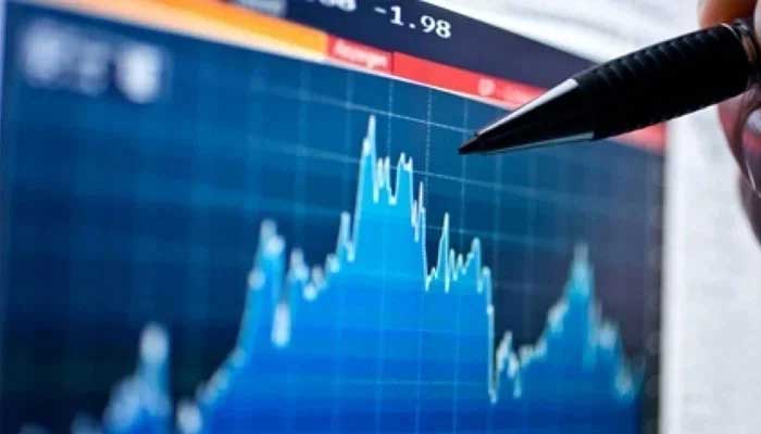 A representational image showing a graph reflecting various indicators. — AFP/File