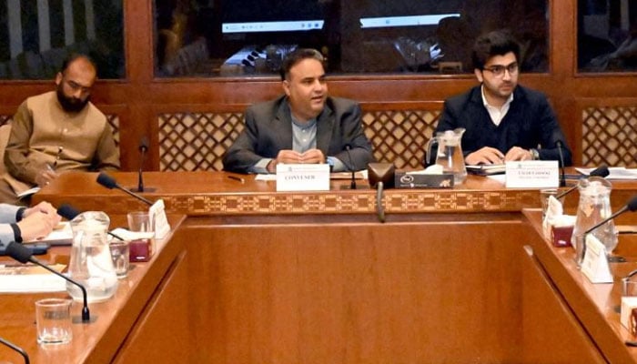 Convener of the Sub-Committee of the Senate Functional Committee on Less Developed Areas, Senator Danesh Kumar, chairs a meeting of the Sub-Committee at the Parliament House on December 12, 2025. — Facebook@Pakistansenate