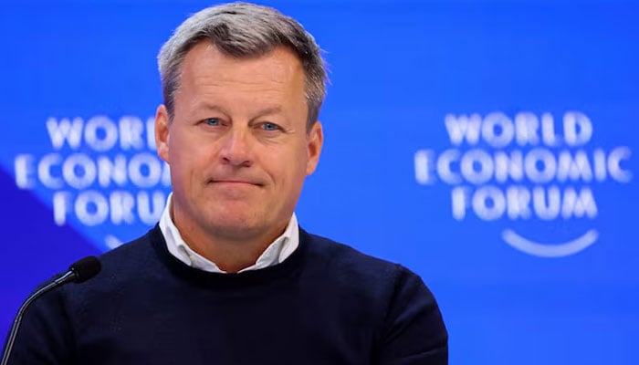 Jesper Brodin attends the 54th annual meeting of the World Economic Forum in Davos, Switzerland, January 17, 2024.—Reuters
