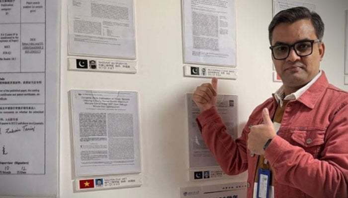 Muhammad Zubair Tariq, a lecturer in marketing at Malik Firoz Khan Noon Business School in the University of Sargodha (UoS). — INP/File