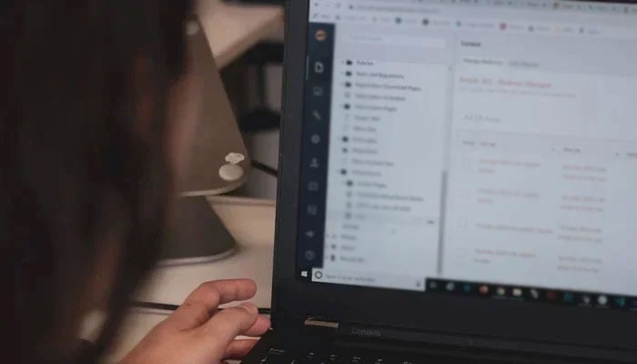 This representational image shows a person using a laptop. — Unsplash/File