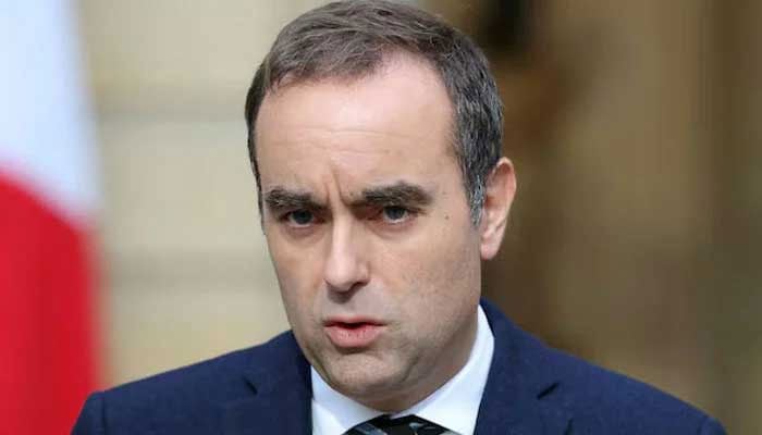 French Prime Minister Sebastien Lecornu delivers a statement at the Hotel Matignon in Paris, on October 3, 2025, before a round of consultations with political parties ahead of the announcement of the new government.—Reuters