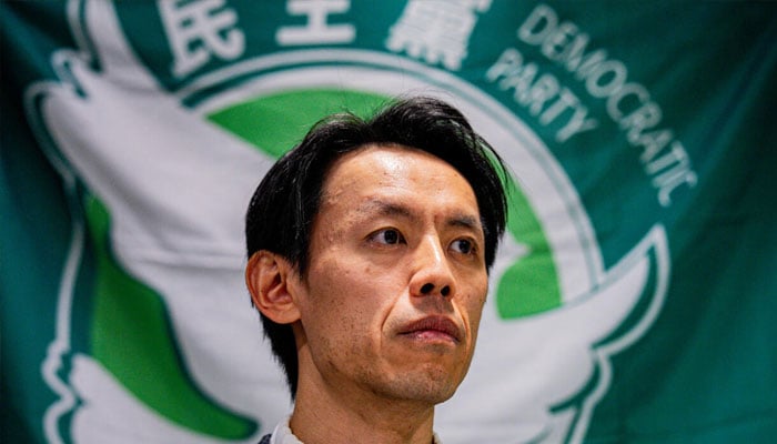 Chairman of Hong Kongs Democratic Party Lo Kin-hei attends an event. — AFP/File