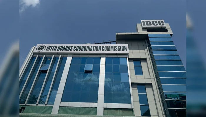 Inter-Boards Coordination Commission (IBCC) building seen in this image. — ibcc.edu.pk/File