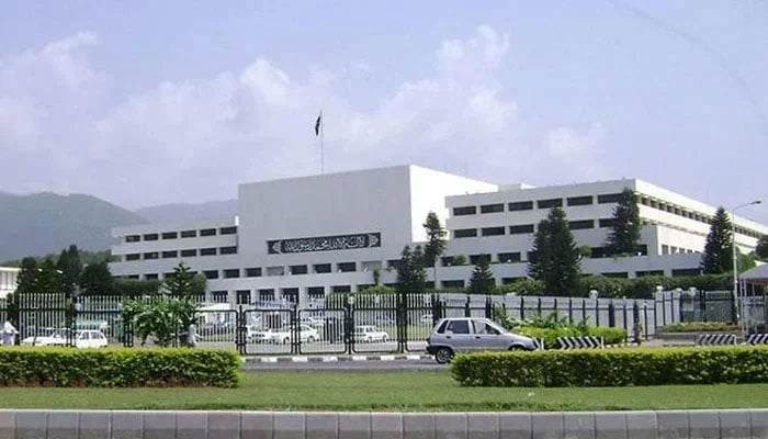 The building of the Parliament of Pakistan in Islamabad. — The News/File