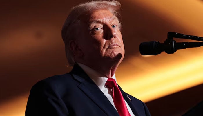U.S. President Donald Trump looks on as he delivers remarks on the U.S. economy and affordability at the Mount Airy Casino Resort in Mount Pocono, Pennsylvania, US December 9, 2025. —Reuters