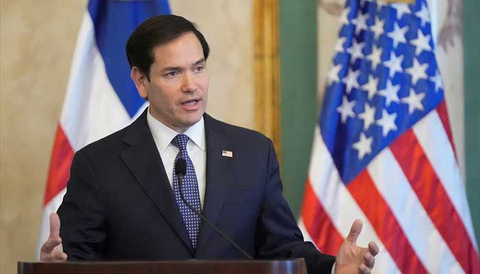 US Secretary of State Marco Rubio gives a joint news conference with Dominican Republic President Luis Abinader (not pictured) at the National Palace in Santo Domingo, Dominican Republic, Thursday, February 6, 2025. — Reuters