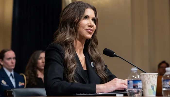 US Homeland Security Secretary Kristi Noem testifies before a House Homeland Security hearing on the Department of Homeland Security (DHS) budget, on Capitol Hill in Washington, DC, US, May 14, 2025. — Reuters