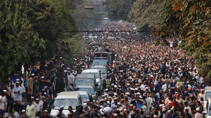 Tens of thousands attend funeral of slain Bangladesh student leader