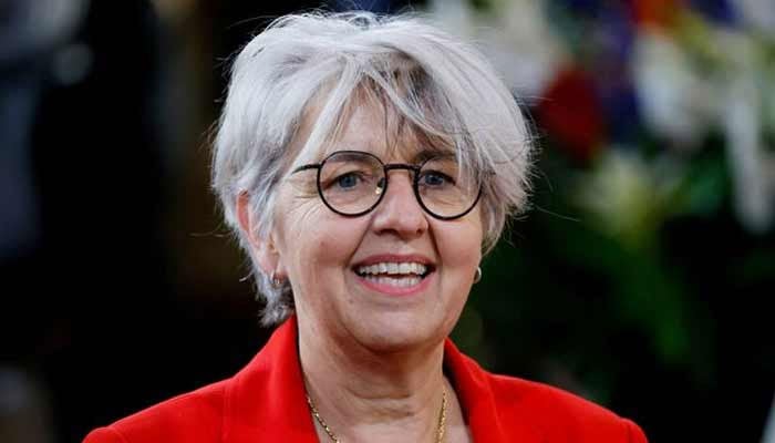 Swiss Minister of Interior Affairs Elisabeth Baume-Schneider looks on during a state visit in Bern, Switzerland. — Reuters