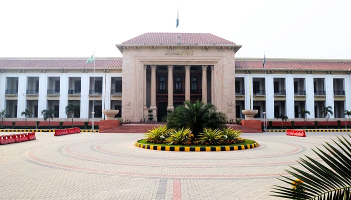Punjab Assembly building. — Facebook@ProvincialAssemblyofPunjab