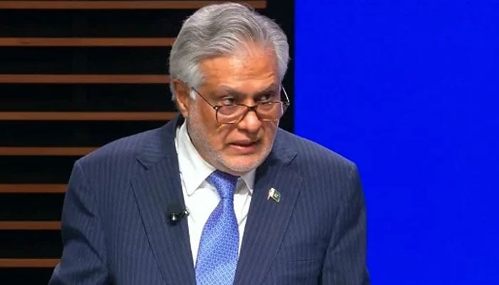 Deputy Prime Minister and Foreign Minister Ishaq Dar speaks at the Atlantic Council, an American think tank focusing on international affairs, in Washington, US, on July 25, 2025. —Screengrab/X@AtlanticCouncil