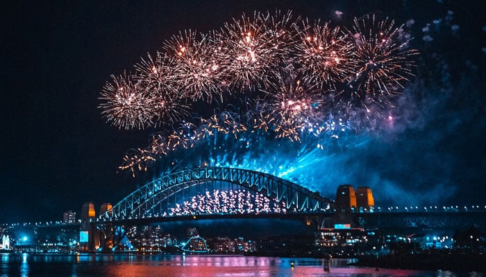 A representational image showing a display of fireworks over the Harbour Bridge in Sydney, Australia. — Unsplash/File