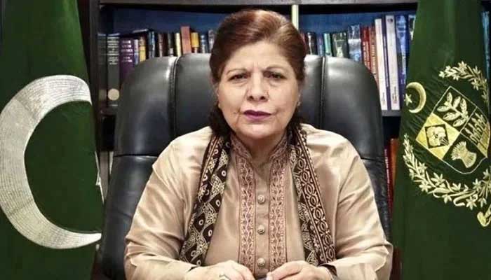 Former governor of the State Bank of Pakistan (SBP) Dr Shamshad Akhtar can be seen in this image released on January 12, 2024. — X/@pid_moib