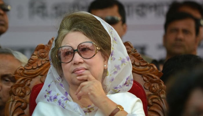 Bangladesh’s main opposition leader and Bangladesh Nationalist Party (BNP) chairperson Khaleda Zia attends a rally in Dhaka on Jan 20, 2014. — AFP