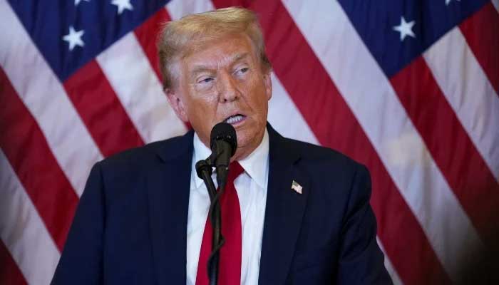 US President Donald Trump speaks to the press at Trump Tower in New York City, US, September 26, 2024. — Reuters