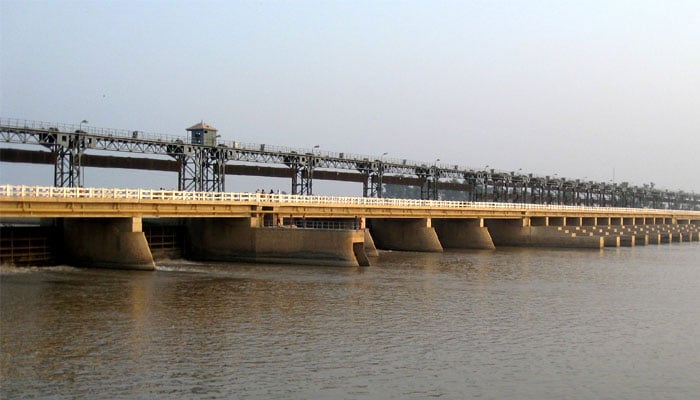 An undated image of Islam Barrage. — Radio Pakistan/File