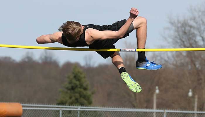 Representational image shows an athlete clearing the bar during a high jump event at an athletics competition. — Unsplash