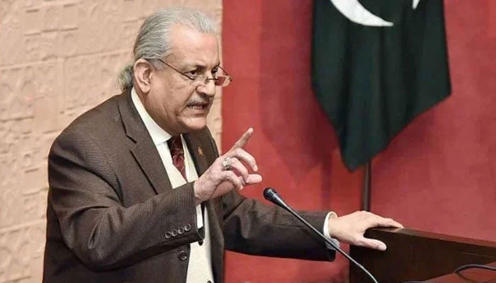 Former chairman Senate Mian Raza Rabbani. — mehergarh.org/File
