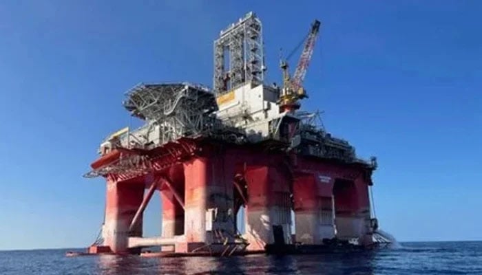 The representational image shows the TransOcean Barents drilling rig, at around 120 km off the coast of Beirut, Lebanon. — Reuters/File