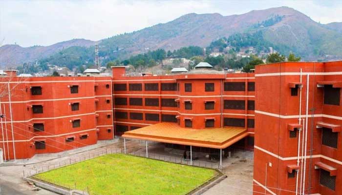 An aeriel view of the Saidu Teaching Hospital. — smcswat.edu.pk/File