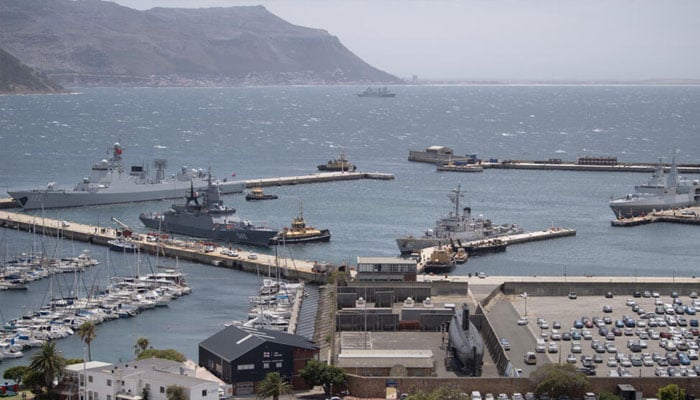 The joint military drills off South Africas coast are being led by China. —AFP/File