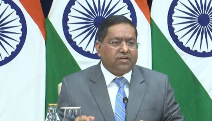 Indian External Affairs Ministry spokesperson Randhir Jaiswal. — X@PTI_News/File