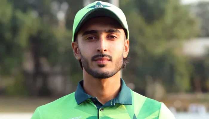 An undated picture of Pakistans U19 batter Sameer Minhas. — PCB/File
