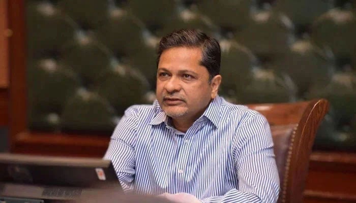 Karachi Commissioner Hasan Naqvi seen in this image on January 21, 2025. — Facebook@Commissioner Karachi Office